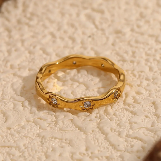 Radiant Wave Ring