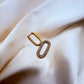 Dazzling Oval Link Earrings