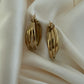 Twist of Gold Hoops