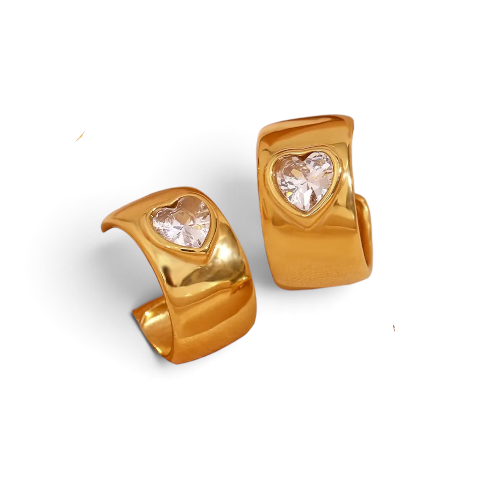 Heartfelt Sparkle Hoops