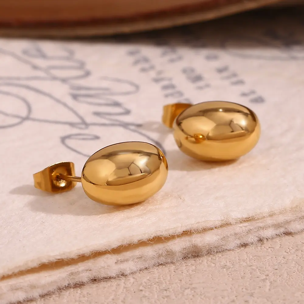 Elegant Oval Earrings