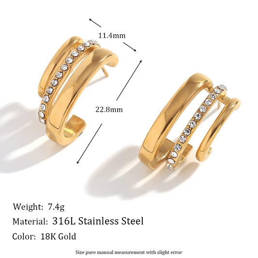 Radiant Triad Hoops