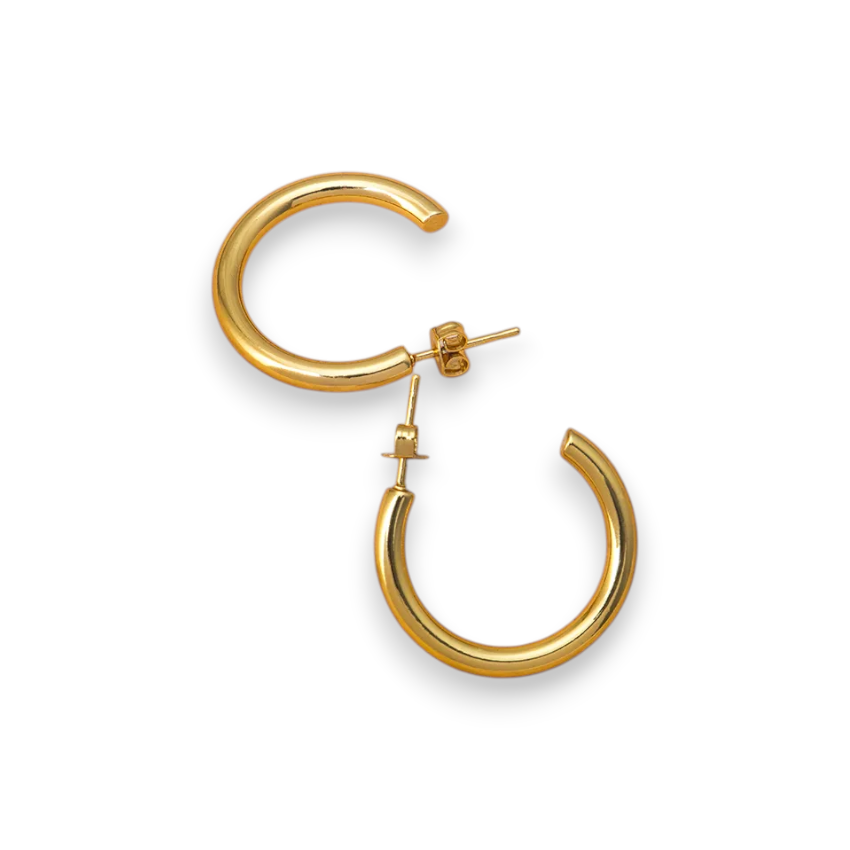 Classic Gold Hoops