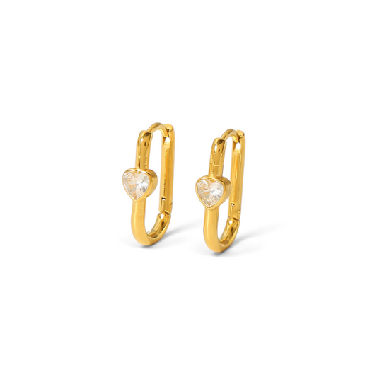 Radiant Heart Earrings