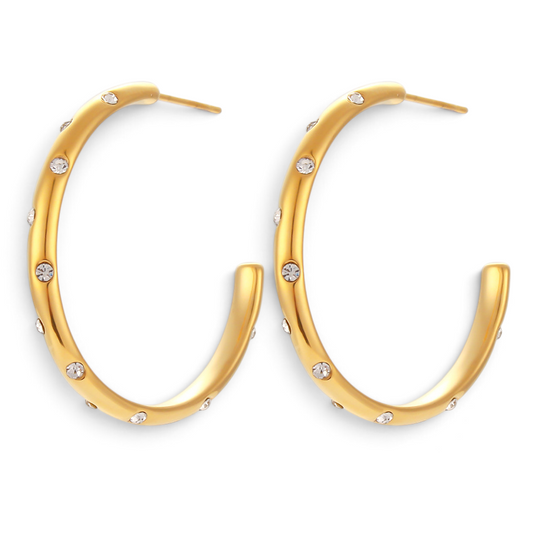 Shimmering Gold Circles