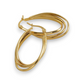 Twist of Gold Hoops