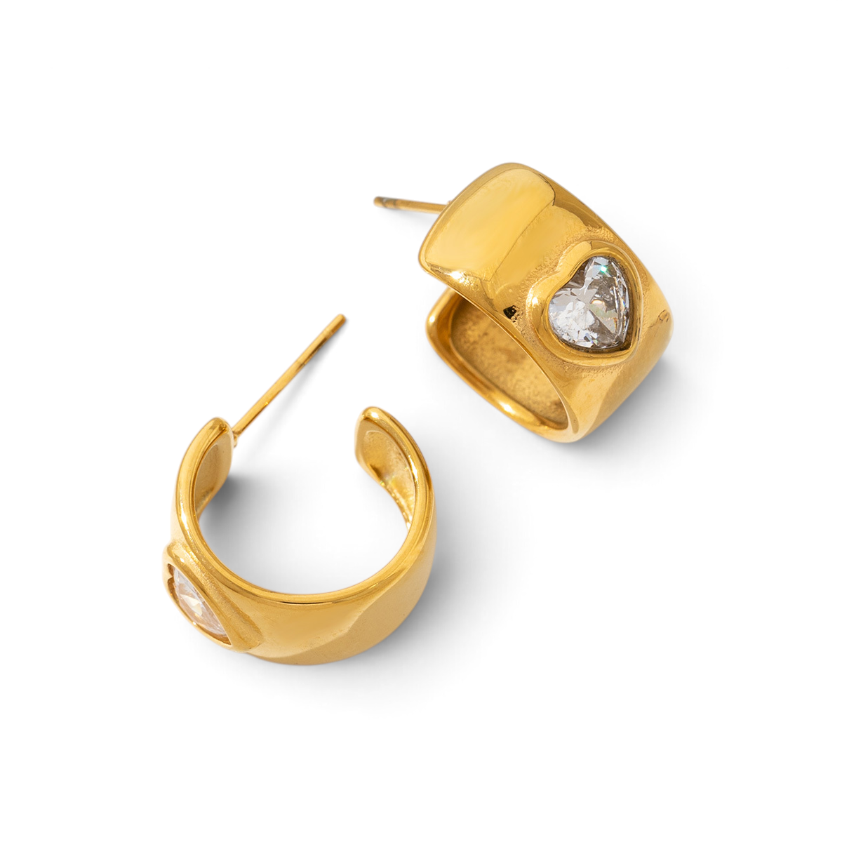 Heartfelt Sparkle Hoops