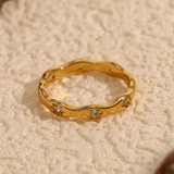 Radiant Wave Ring