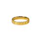 Golden Ripple Ring