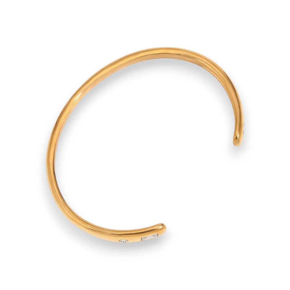 Golden Orbit Bangle