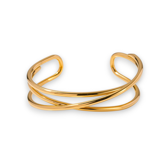 Lustrous Twine Bangle